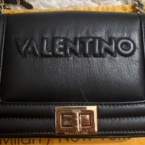 Mario Valentino Black Crossbody Bag BNWT - Picture 3 of 9